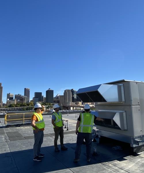 New Homes Team on Roof